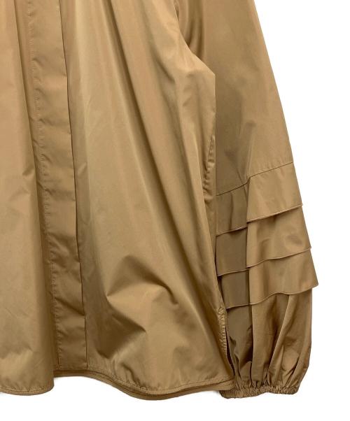 MaxMara（マックスマーラ）MaxMara (マックスマーラ) バルーンスリーブブラウス ブラウン サイズ:42の古着・服飾アイテム