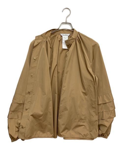 MaxMara（マックスマーラ）MaxMara (マックスマーラ) バルーンスリーブブラウス ブラウン サイズ:42の古着・服飾アイテム