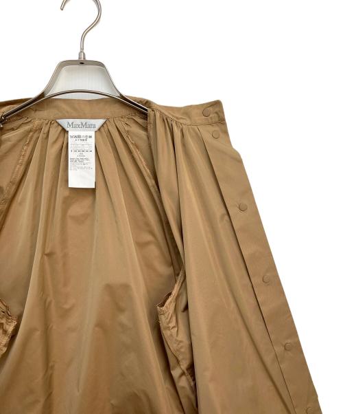 MaxMara（マックスマーラ）MaxMara (マックスマーラ) バルーンスリーブブラウス ブラウン サイズ:42の古着・服飾アイテム