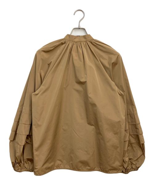 MaxMara（マックスマーラ）MaxMara (マックスマーラ) バルーンスリーブブラウス ブラウン サイズ:42の古着・服飾アイテム