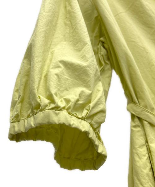 自由区（ジユウク）自由区 (ジユウク) タイプライターピースダイ ワンピース 黄緑 サイズ:SIZE38の古着・服飾アイテム