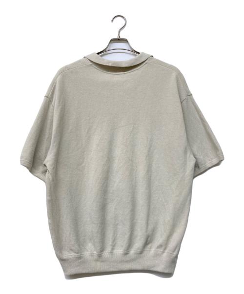 crepuscule（クレプスキュール）crepuscule (クレプスキュール) Light Moss Stitch Polo ベージュ サイズ:2の古着・服飾アイテム