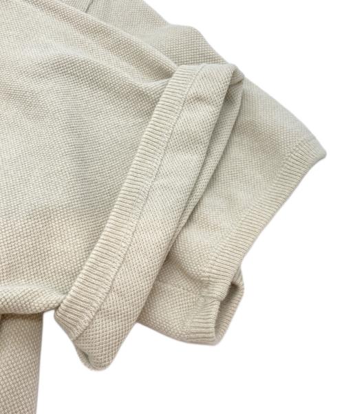 crepuscule（クレプスキュール）crepuscule (クレプスキュール) Light Moss Stitch Polo ベージュ サイズ:2の古着・服飾アイテム