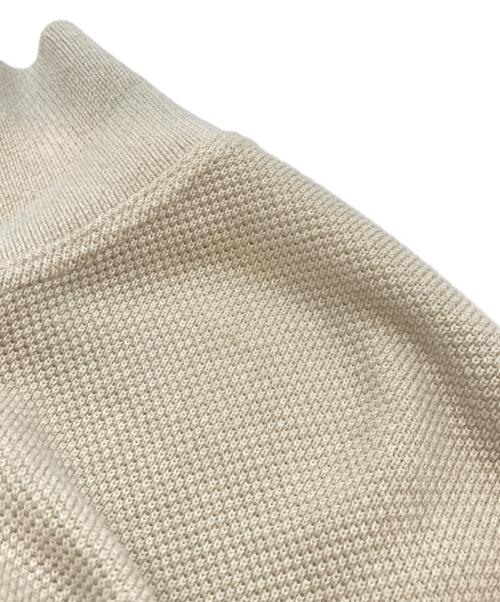 crepuscule（クレプスキュール）crepuscule (クレプスキュール) Light Moss Stitch Polo ベージュ サイズ:2の古着・服飾アイテム