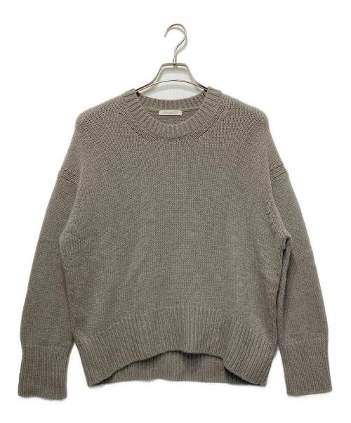 GALERIE VIE（ギャルリーヴィー）GALERIE VIE (ギャルリーヴィー) ファインウール クルーネックプルオーバー ブラウン サイズ:Sの古着・服飾アイテム