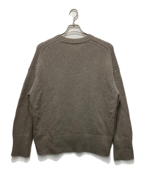 GALERIE VIE（ギャルリーヴィー）GALERIE VIE (ギャルリーヴィー) ファインウール クルーネックプルオーバー ブラウン サイズ:Sの古着・服飾アイテム