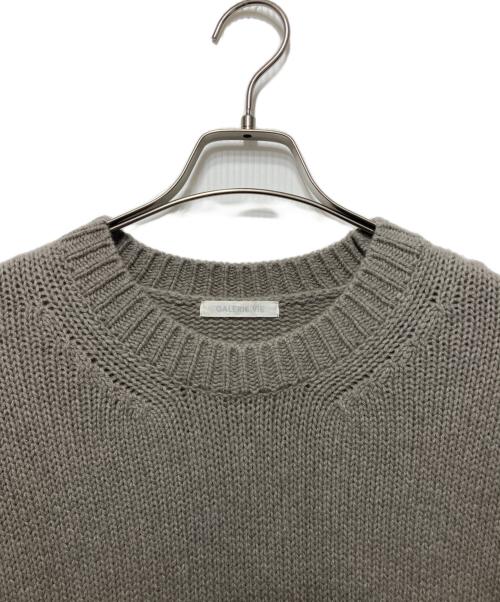 GALERIE VIE（ギャルリーヴィー）GALERIE VIE (ギャルリーヴィー) ファインウール クルーネックプルオーバー ブラウン サイズ:Sの古着・服飾アイテム