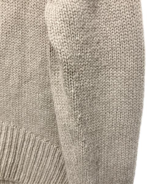 GALERIE VIE（ギャルリーヴィー）GALERIE VIE (ギャルリーヴィー) ファインウール クルーネックプルオーバー ブラウン サイズ:Sの古着・服飾アイテム