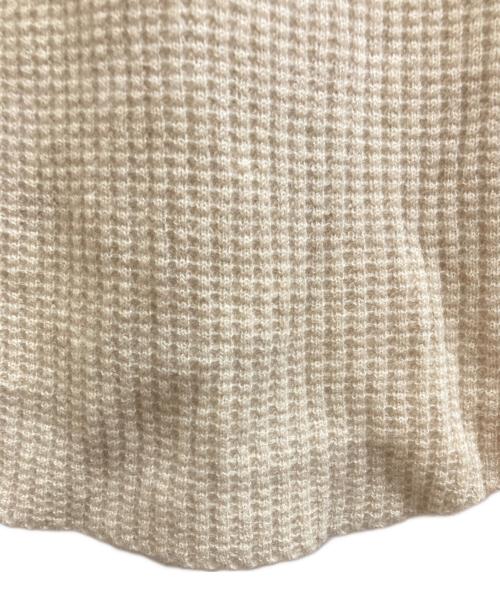 L'appartement（アパルトモン）L'appartement (アパルトモン) Thermal Knit ベージュ サイズ:Freeの古着・服飾アイテム