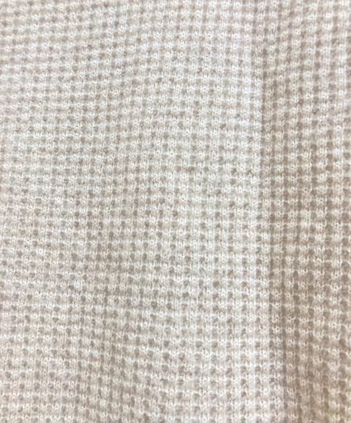 L'appartement（アパルトモン）L'appartement (アパルトモン) Thermal Knit ベージュ サイズ:Freeの古着・服飾アイテム