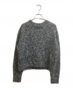 YLEVEイレーヴ）の古着「BABY ALPACA BRASHED KN P/O」｜ブラック