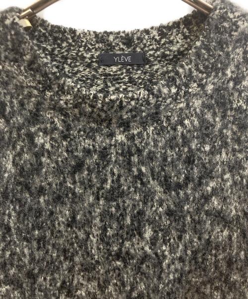 YLEVE（イレーヴ）YLEVE (イレーヴ) BABY ALPACA BRASHED KN P/O ブラック サイズ:1の古着・服飾アイテム