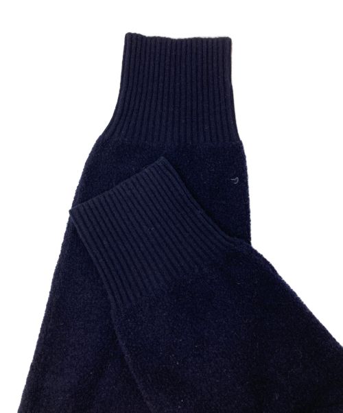 ELE STOLYOF（エレ ストリオフ）ELE STOLYOF (エレ ストリオフ) Wool pile Reversible Knit Pullover ネイビー サイズ:サイズ38の古着・服飾アイテム