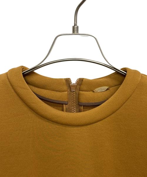 Lisiere（リジェール）Lisiere (リジェール) Ponte Pullover ブラウン サイズ:Freeの古着・服飾アイテム