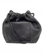 JIL SANDERジルサンダー）の古着「ドローストリングバッグ」｜ブラック