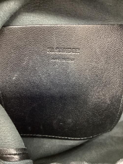 JIL SANDER（ジルサンダー）JIL SANDER (ジルサンダー) ドローストリングバッグ ブラックの古着・服飾アイテム