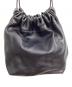 JIL SANDER (ジルサンダー) ドローストリングバッグ ブラック：32000円