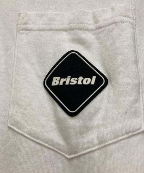 F.C.R.B.（エフシーレアルブリストル）F.C.R.B. (エフシーレアルブリストル) AUTHENTIC L/S TEAM POCKET TEE ホワイト サイズ:XLの古着・服飾アイテム