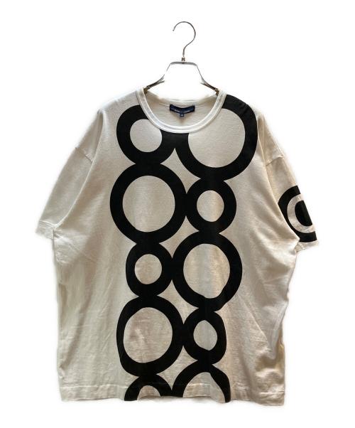 COMME des GARCONS（コムデギャルソン）COMME des GARCONS (コムデギャルソン) 柄カットソー ホワイト サイズ:Sの古着・服飾アイテム