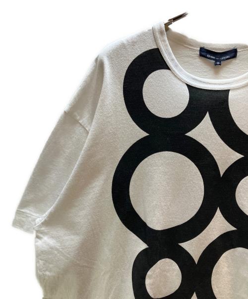 COMME des GARCONS（コムデギャルソン）COMME des GARCONS (コムデギャルソン) 柄カットソー ホワイト サイズ:Sの古着・服飾アイテム