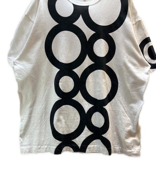 COMME des GARCONS（コムデギャルソン）COMME des GARCONS (コムデギャルソン) 柄カットソー ホワイト サイズ:Sの古着・服飾アイテム