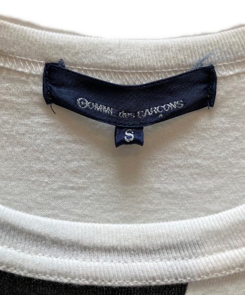 COMME des GARCONS（コムデギャルソン）COMME des GARCONS (コムデギャルソン) 柄カットソー ホワイト サイズ:Sの古着・服飾アイテム