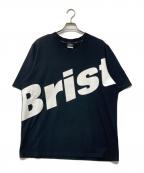 F.C.R.B.エフシーレアルブリストル）の古着「BIG LOGO RELAX FIT TEE」｜ブラック