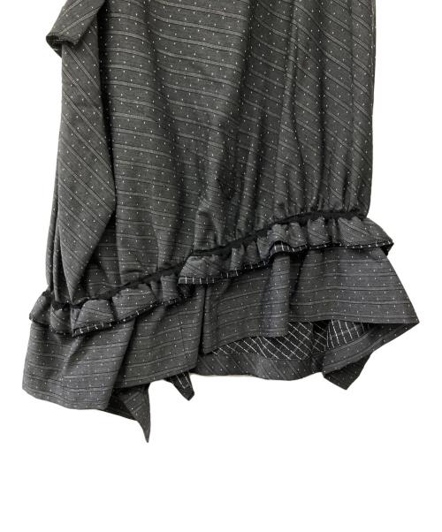 tricot COMME des GARCONS（トリココムデギャルソン）tricot COMME des GARCONS (トリココムデギャルソン) フリルスカート グレー サイズ:Sの古着・服飾アイテム