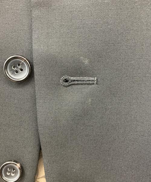 tricot COMME des GARCONS（トリココムデギャルソン）tricot COMME des GARCONS (トリココムデギャルソン) ラッフルカラーウールギャバジンジャケット ブラック サイズ:M　の古着・服飾アイテム