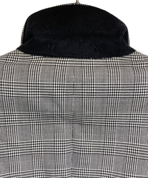 COMME des GARCONS（コムデギャルソン）COMME des GARCONS (コムデギャルソン) カッティングジャケット/グレンチェック グレー サイズ:XSの古着・服飾アイテム