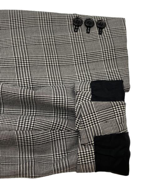 COMME des GARCONS（コムデギャルソン）COMME des GARCONS (コムデギャルソン) カッティングジャケット/グレンチェック グレー サイズ:XSの古着・服飾アイテム