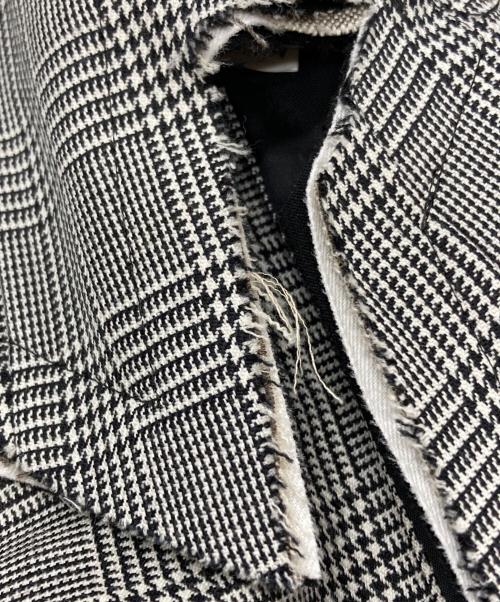 COMME des GARCONS（コムデギャルソン）COMME des GARCONS (コムデギャルソン) カッティングジャケット/グレンチェック グレー サイズ:XSの古着・服飾アイテム