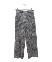 DRAWER（ドゥロワー）の古着「グレンチェックストレートパンツ」