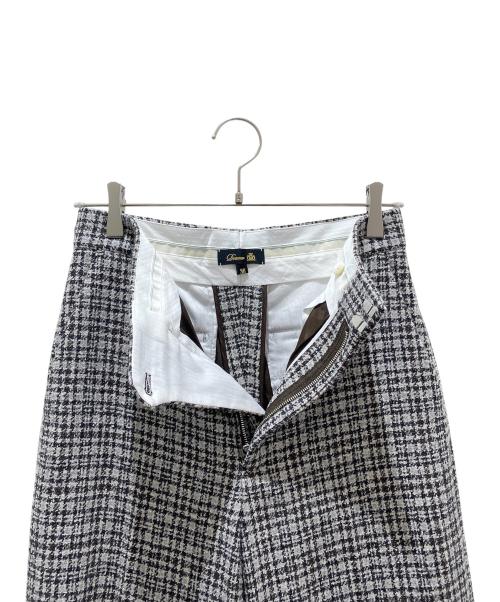 DRAWER（ドゥロワー）DRAWER (ドゥロワー) グレンチェックストレートパンツ サイズ:36の古着・服飾アイテム