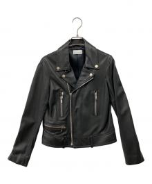 upper hights（アッパーハイツ）の古着「ダブルライダースジャケット」｜ブラック