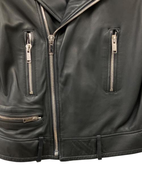 upper hights（アッパーハイツ）upper hights (アッパーハイツ) ダブルライダースジャケット ブラック サイズ:１の古着・服飾アイテム