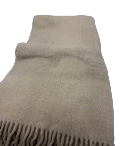 ASAUCE MELER（アソースメレ）ASAUCE MELER (アソースメレ) EXファインラムスポンディッシュウールストール イエローの古着・服飾アイテム