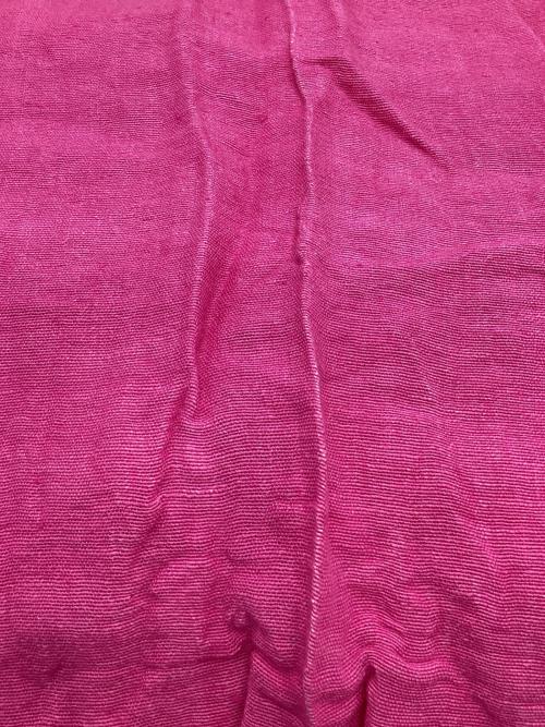 ASAUCE MELER（アソースメレ）ASAUCE MELER (アソースメレ) Ron Herman (ロンハーマン) リネン大判ストール ピンクの古着・服飾アイテム