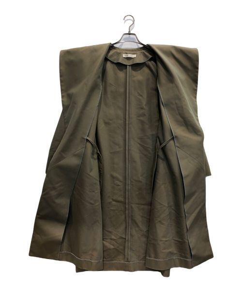 BLACK by moussy（ブラックバイマウジー）BLACK by moussy (ブラックバイマウジー) ビッグカラーオーバートレンチコート ベージュ サイズ:2の古着・服飾アイテム