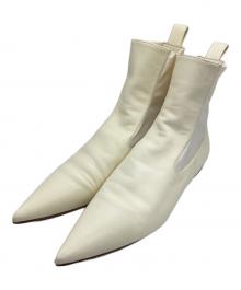 JIL SANDER（ジルサンダー）の古着「ANKLE BOOT」｜アイボリー