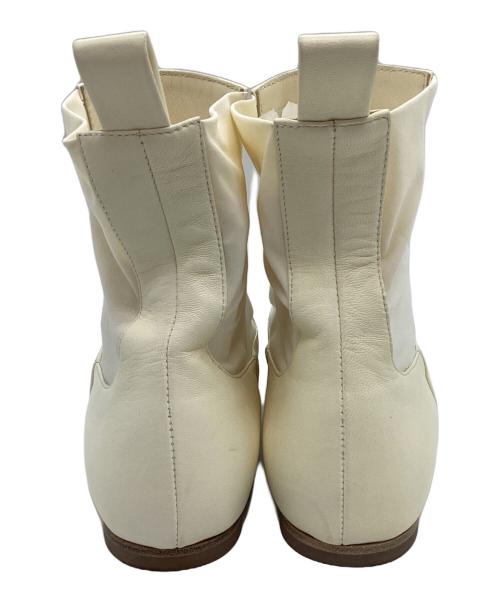 JIL SANDER（ジルサンダー）JIL SANDER (ジルサンダー) ANKLE BOOT アイボリー サイズ:36 1/2の古着・服飾アイテム