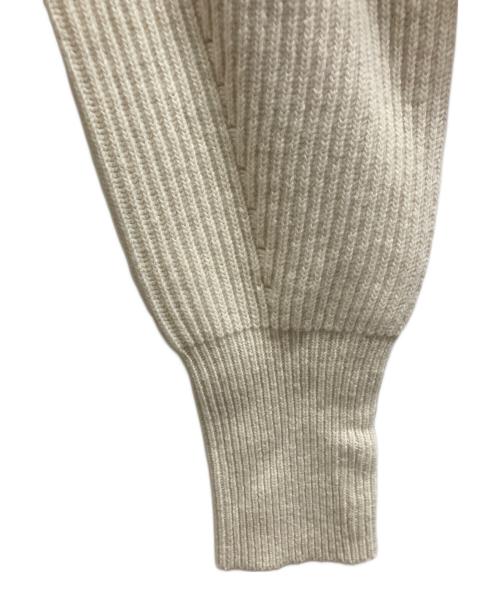 TODAYFUL（トゥデイフル）TODAYFUL (トゥデイフル) Washedwool Zip Knit アイボリー サイズ:Freeの古着・服飾アイテム