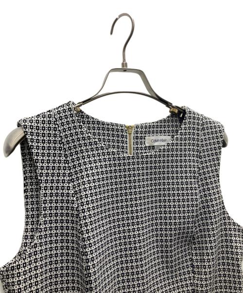 Calvin Klein（カルバンクライン）Calvin Klein (カルバンクライン) ノースリーブワンピース ブラック サイズ:SIZE10の古着・服飾アイテム