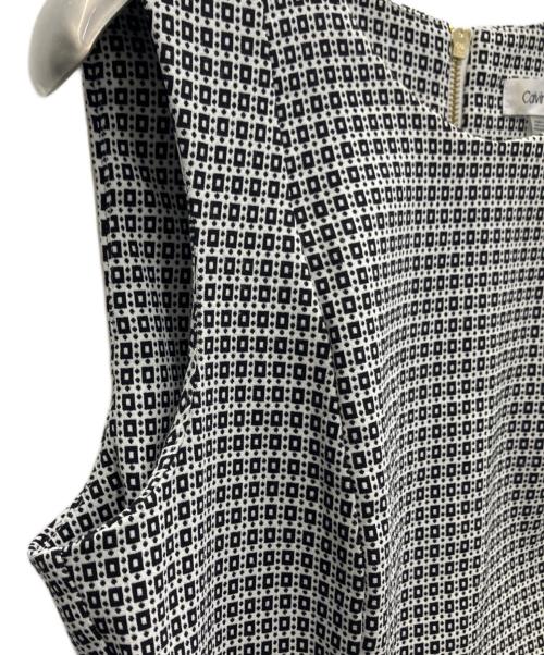 Calvin Klein（カルバンクライン）Calvin Klein (カルバンクライン) ノースリーブワンピース ブラック サイズ:SIZE10の古着・服飾アイテム
