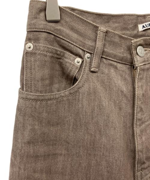 AURALEE（オーラリー）AURALEE (オーラリー) HARD TWIST BROWN DENIM 5P PANTS ブラウン サイズ:W25の古着・服飾アイテム