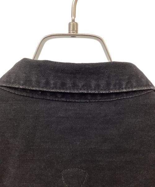 HTC STUDS（エイチティーシースタッズ）HTC STUDS (エイチティーシースタッズ) AKM (エーケーエム) ウエスタンデニムスタッズシャツ ブラック サイズ:M　の古着・服飾アイテム