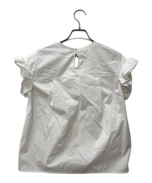 YOKO CHAN（ヨーコチャン）YOKO CHAN (ヨーコチャン) ノースリーブブラウス　YCB-118-096 ホワイト サイズ:38の古着・服飾アイテム