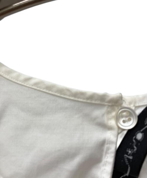 YOKO CHAN（ヨーコチャン）YOKO CHAN (ヨーコチャン) ノースリーブブラウス　YCB-118-096 ホワイト サイズ:38の古着・服飾アイテム