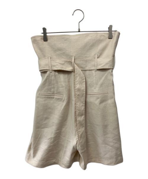 Kimhekim（キムヘキム）Kimhekim (キムヘキム) ハイウエストハーフパンツ ベージュ サイズ:38の古着・服飾アイテム