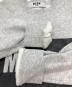 中古・古着 MSGM (エムエスジーエム) クルーネックロゴスウェット グレー サイズ:XS：4500円